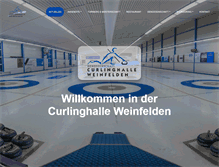 Tablet Screenshot of curlinghalle-weinfelden.ch